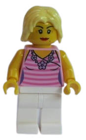 LEGO Mom, Pink Striped Top minifigure
