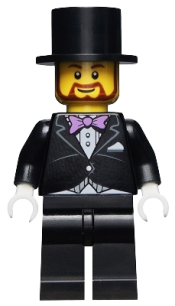 LEGO Groom, Lavender Bow minifigure