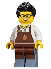 LEGO Coffee Vendor minifigure