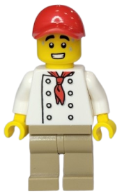 LEGO Hot Dog Vendor minifigure