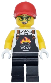 LEGO Burger Truck Vendor minifigure