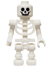 LEGO Skeleton - Standard Skull, Bent Arms, Vertical Grip Left, Horizontal Grip Right set