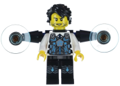 LEGO Agent Jack Fury with Parachute Backpack and Attachments minifigure
