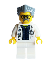 LEGO Professor Brainstein minifigure