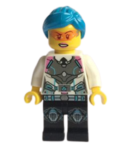 LEGO Agent Caila Phoenix - Dark Azure Hair minifigure