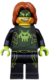 LEGO Terabyte - Dark Orange Hair minifigure