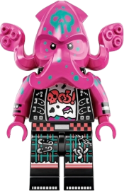 LEGO Squid Drummer minifigure