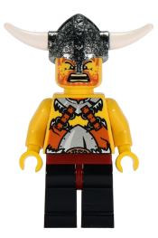 LEGO Viking Warrior 6b - Dark Red Hips and Black Legs minifigure
