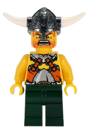 LEGO Viking Warrior 6a - Dark Green Hips and Legs minifigure