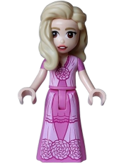 LEGO Glinda - Mini Doll, Dark Pink Dress set