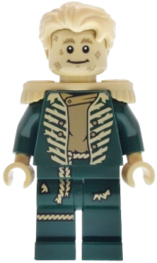 LEGO Scarecrow - Dark Green Uniform, Tan Epaulettes set