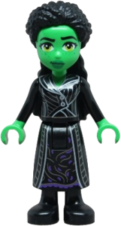 LEGO Elphaba - Mini Doll, Black Coat over Dress set