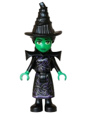 LEGO Elphaba - Mini Doll, Black Dress, Hat, Shoulder Pads set