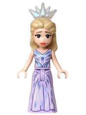 LEGO Glinda - Mini Doll, Lavender Dress, Crown Tiara set