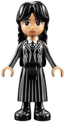 LEGO Wednesday Addams - Black Striped Dress minifigure