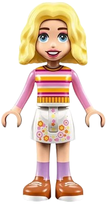 LEGO Enid Sinclair - Bright Pink Striped Sweater minifigure