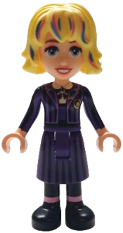 LEGO Enid Sinclair - Black and Dark Purple Nevermore Academy Uniform set