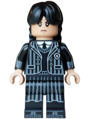 LEGO Wednesday Addams - Black and Dark Bluish Gray Nevermore Academy Uniform set