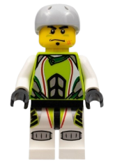 LEGO Team X-treme Daredevil 1 (REX-treme) - Sports Helmet minifigure