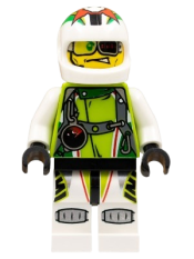 LEGO Team X-treme Daredevil 2 (DEX-treme) - Standard Helmet minifigure