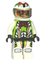 LEGO Team X-treme Daredevil 3 (MAX-treme) - Standard Helmet minifigure