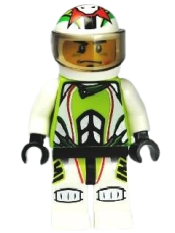 LEGO Team X-treme Daredevil 1 (REX-treme) - Standard Helmet minifigure