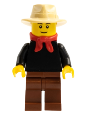 LEGO Gold Prospector - Male, Black Eyebrows minifigure