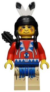 LEGO Indian Red Shirt, Quiver minifigure