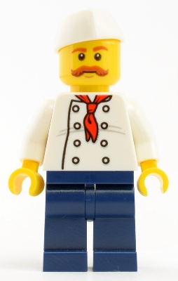 LEGO Confectioner with Moustache minifigure