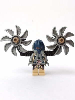 LEGO Psyclone with Parachute Backpack and Attachments minifigure