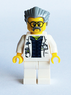 LEGO Professor Brainstein minifigure