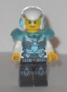 LEGO Agent Max Burns - Helmet and Armor, White Arms minifigure