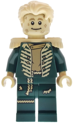 LEGO Scarecrow - Dark Green Uniform, Tan Epaulettes minifigure