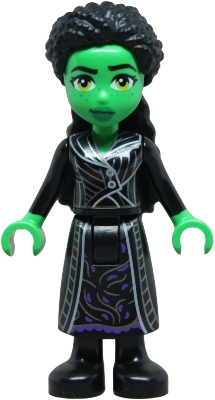 LEGO Elphaba - Mini Doll, Black Coat over Dress minifigure