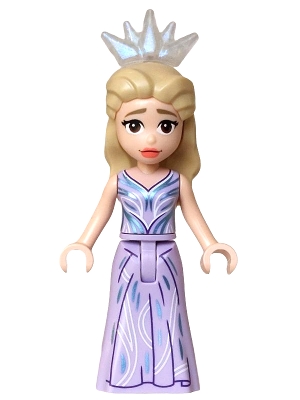 LEGO Glinda - Mini Doll, Lavender Dress, Crown Tiara minifigure
