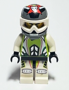 LEGO Team X-treme Daredevil 1 (REX-treme) - Dirtbike Helmet minifigure