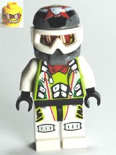 LEGO Team X-treme Daredevil 3 (MAX-treme) - Dirtbike Helmet minifigure