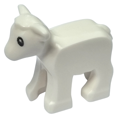 LEGO Lamb with Black Eyes and White Pupils Pattern piece