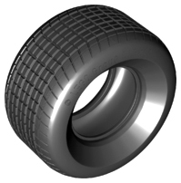 LEGO Tire 81.6 x 44 R piece