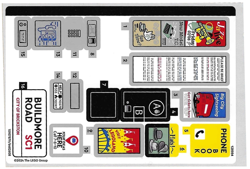 LEGO Sticker Sheet for Set 21347 - (10107879/6482608) piece