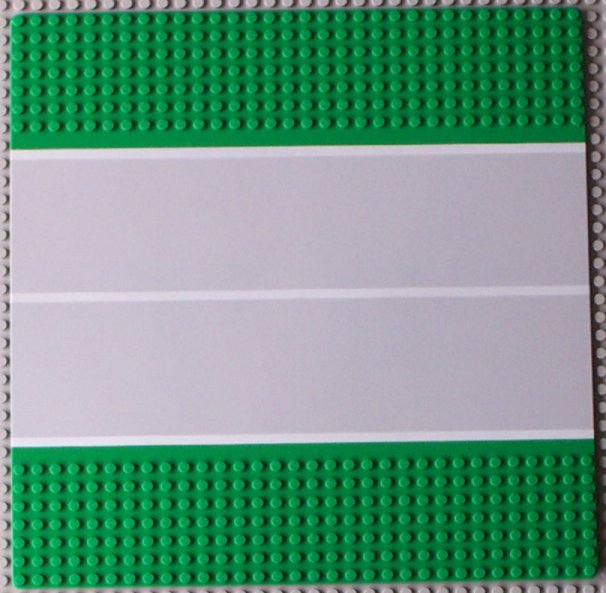 LEGO Baseplate, Road 32 x 32 7-Stud Straight with Plain Runway Narrow Pattern piece