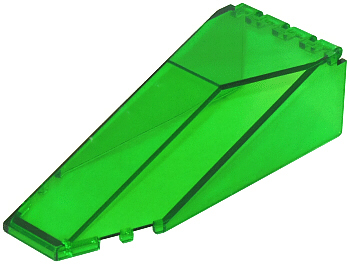 LEGO Windscreen 10 x 4 x 2 1/3 Canopy piece