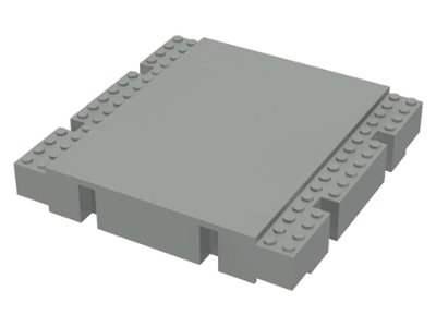 LEGO Baseplate, Raised Platform 16 x 16 x 2 1/3 piece