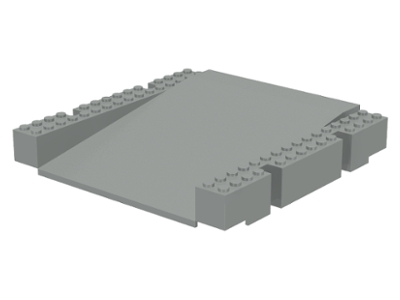 LEGO Baseplate, Raised Platform 16 x 16 x 2 1/3 Ramp piece