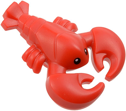 LEGO Lobster with Black Eyes Pattern piece