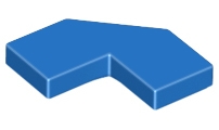 LEGO Tile, Modified Facet 2 x 2 piece