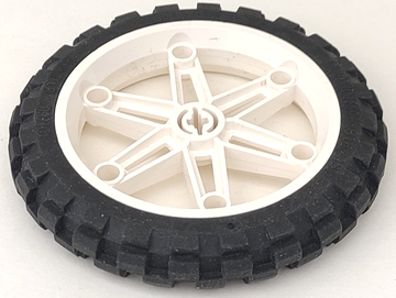 LEGO Wheel 61.6mm D. x 13.6mm Motorcycle, with Black Tire 81.6 x 15 Motorcycle (2903 / 2902) piece