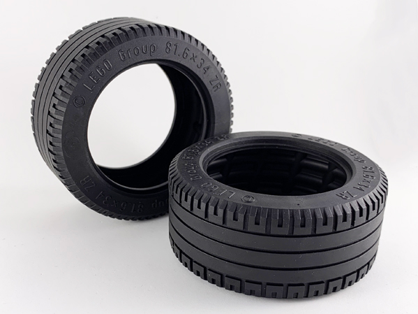 LEGO Tire 81.6 x 34 ZR Technic Straight Tread piece