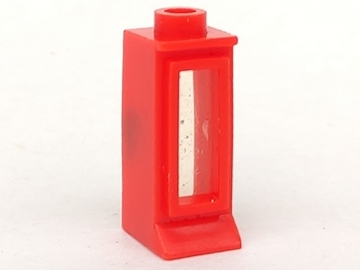 LEGO Window 1 x 1 x 2 with Extended Lip, with Glass piece