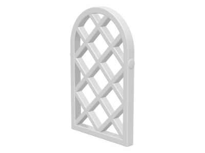 LEGO Pane for Window 1 x 2 x 2 2/3 Lattice Diamond with Rounded Top piece